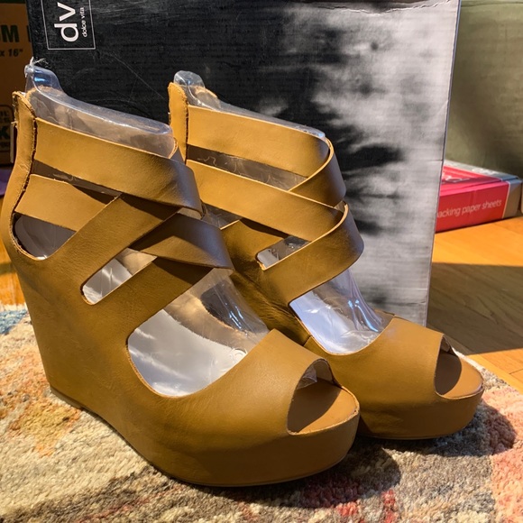 Dolce Vita Jude leather platform wedge NIB - Picture 5 of 5